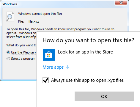 Windows Can't Open File Dialog
