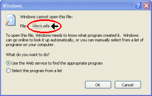 Windows Can't Open Dialog